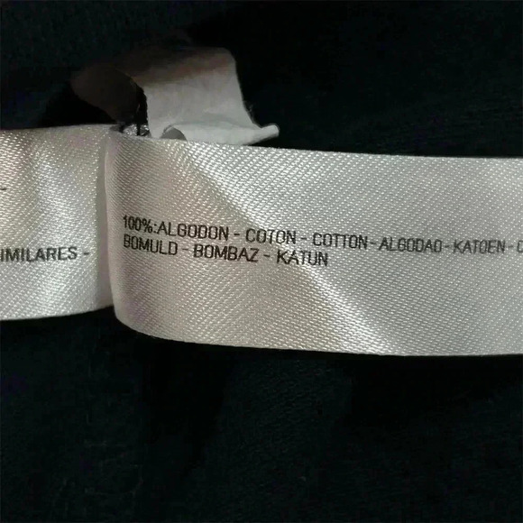 Denim & Flower Men's Black Polo Shirt Pineapple Skull Pattern Size Large - Picture 6 of 9